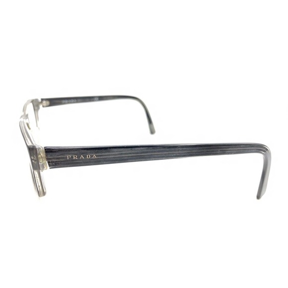 Prada VPR 07E 6AW-1O1 Black Gray Eyeglasses Frames 54-14 140 Italy Designer - Picture 7 of 12